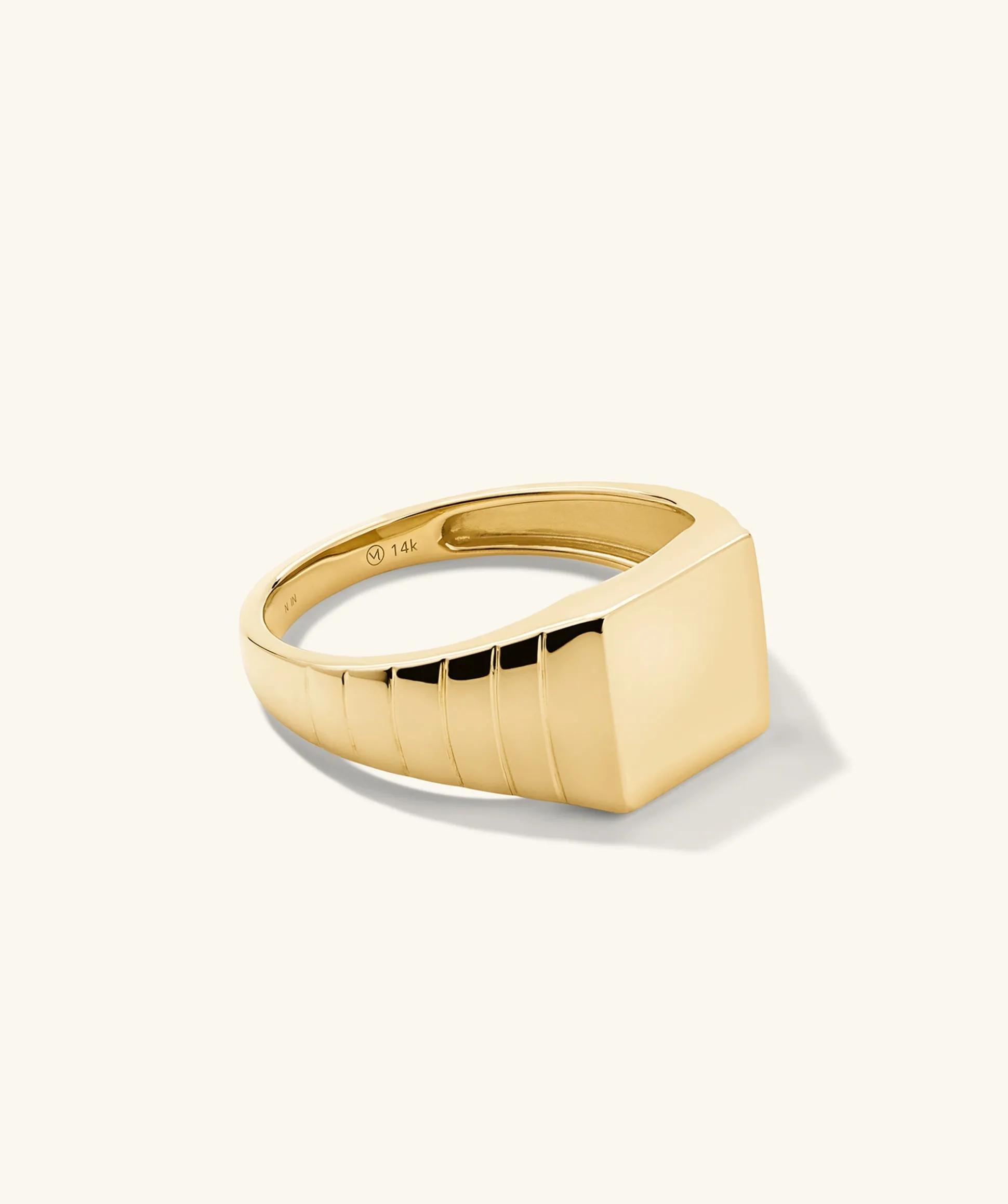 Mejuri Square Signet Ring- Rings | Men's