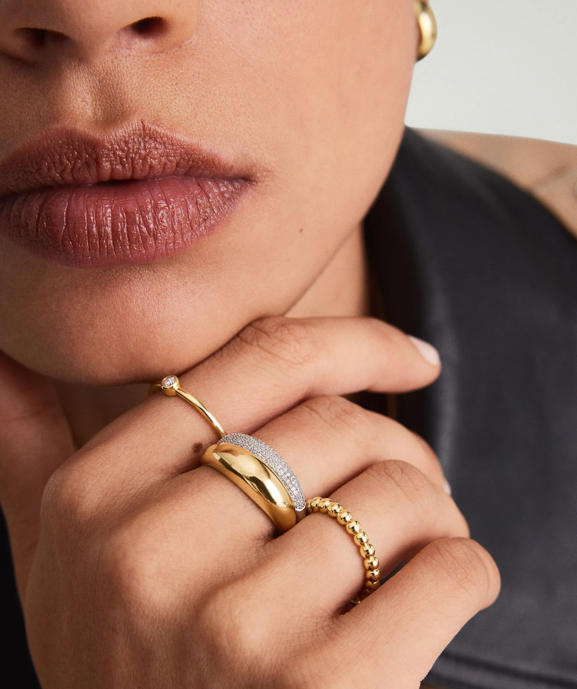 Mejuri Thin Dôme Ring- Statement Rings | Rings