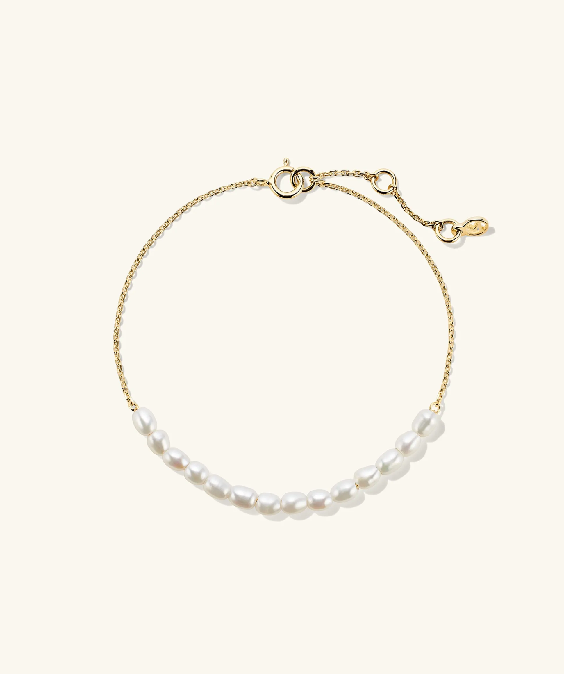 Mejuri Tiny Pearl Bracelet- Chain Bracelets | Bracelets