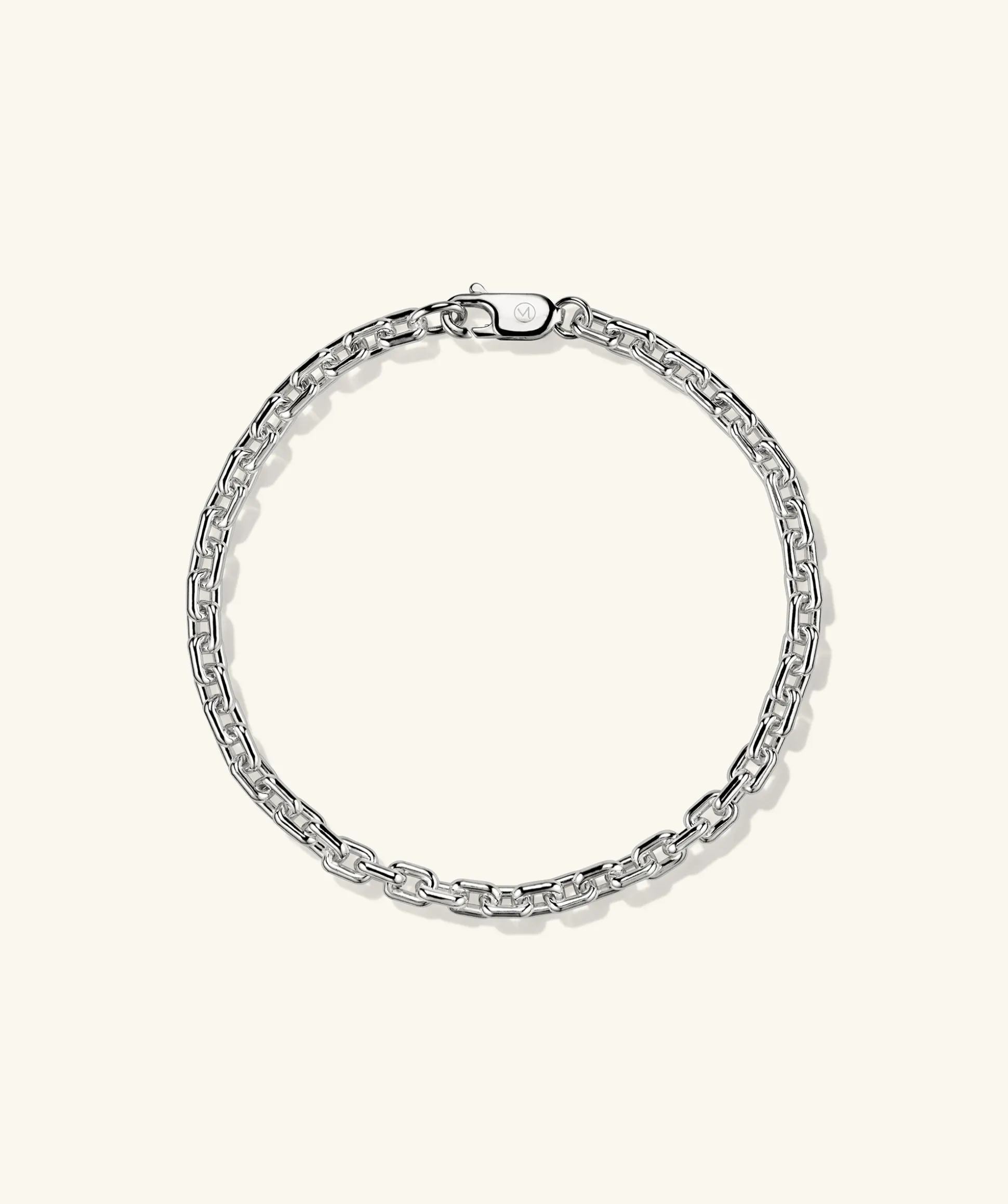 Mejuri Trace Rectangle Chain Bracelet- Chain Bracelets | Bracelets