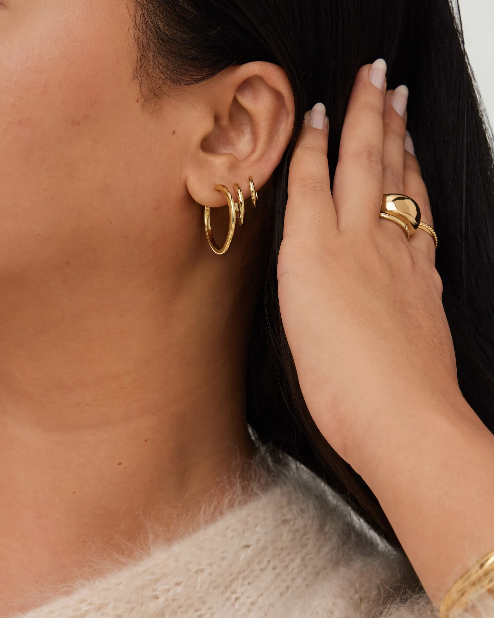 Mejuri Tube Hoops Bundle- Hoop Earrings | Earrings