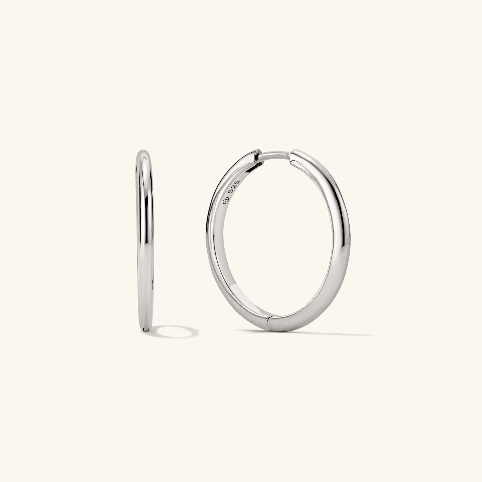 Mejuri Tube Large Hoops- Hoop Earrings | Earrings