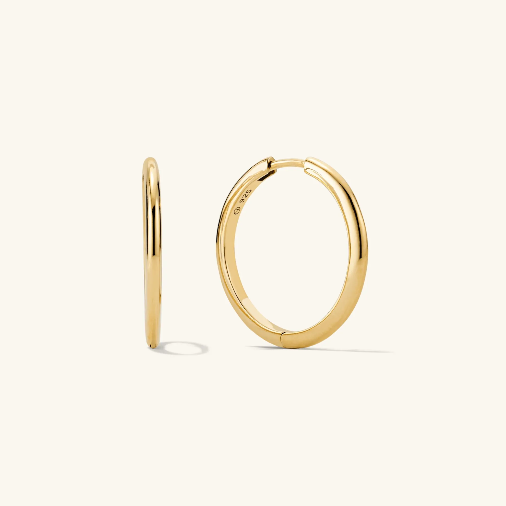 Mejuri Tube Large Hoops- Hoop Earrings | Earrings