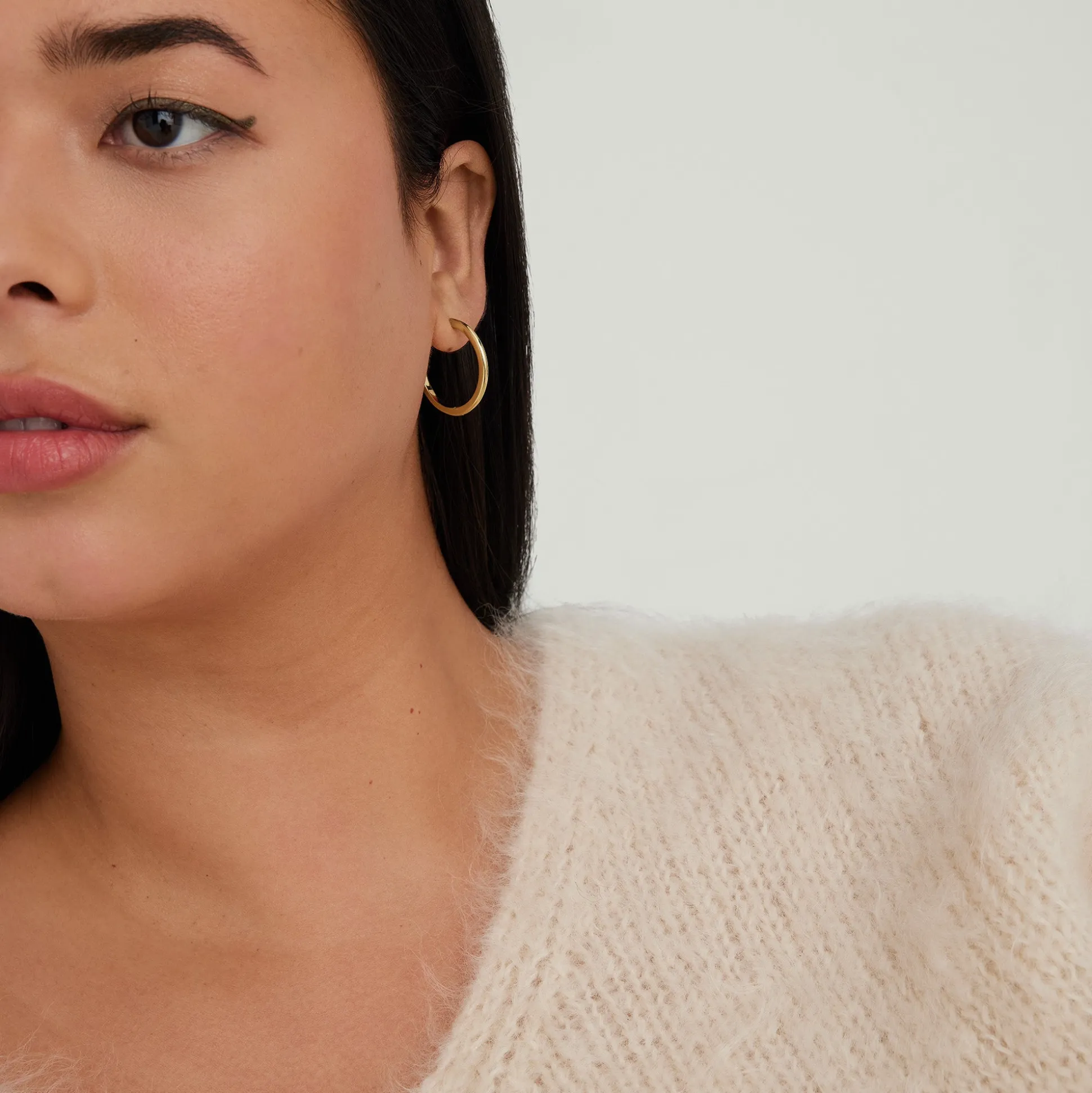 Mejuri Tube Large Hoops- Hoop Earrings | Earrings