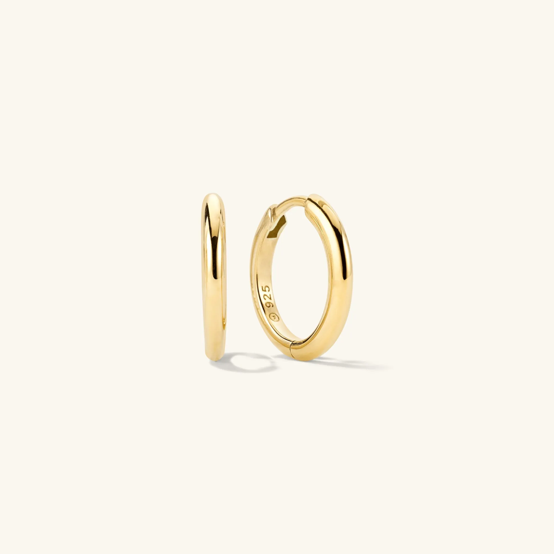 Mejuri Tube Medium Hoops- Hoop Earrings | Earrings