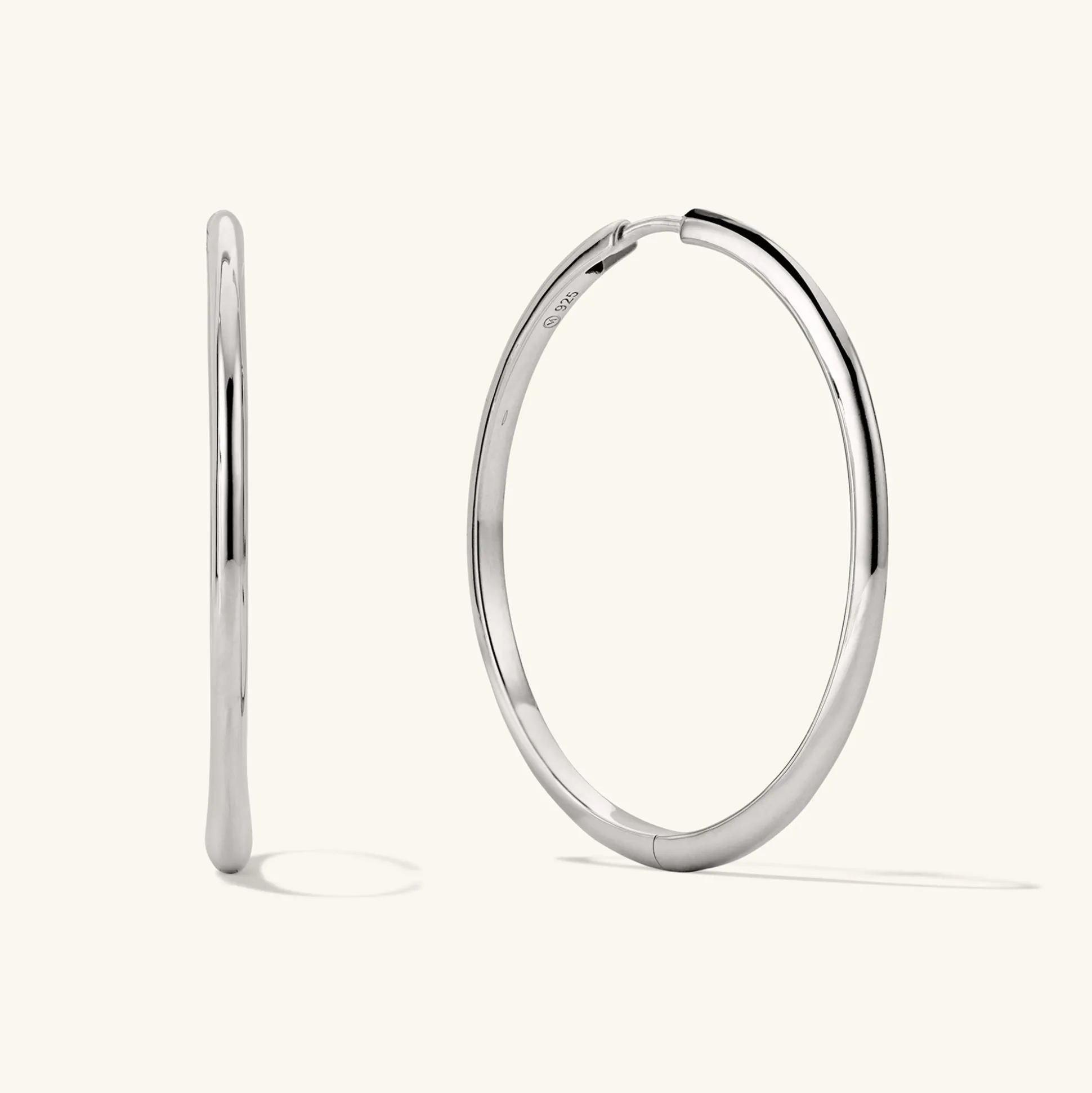 Mejuri Tube Oversized Hoops- Hoop Earrings | Earrings